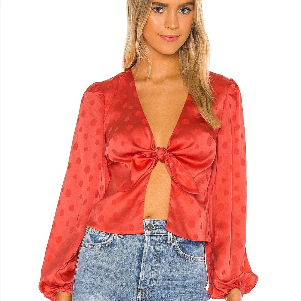 Privacy Please Rosaline Top in Hot Coral ❤️